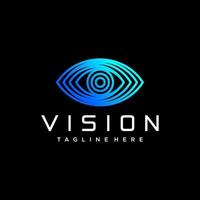 abstraktes Vision-Logo-Vektorbild vektor