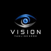 abstrakte Vision-Logo-Vektorvorlage vektor