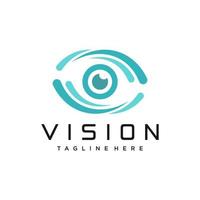 abstrakte Vision-Logo-Vektorvorlage vektor