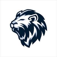 brüllende Löwe-Logo-Vorlage