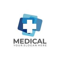 medicinsk logotyp mall lager vektor