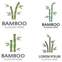 Logo einer Bambuspflanze oder einer Art Hohlpflanze. unter Verwendung eines modernen Illustrationsgeschäftsvektor-Konzeptdesigns