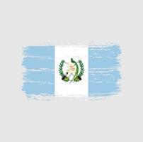 guatemala flagga penseldrag. National flagga vektor