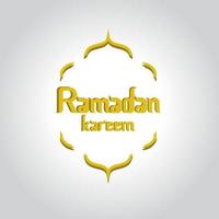 Vektor Ramadhan Kareem Hintergrund Design Vektor