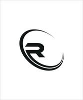 r logotyp design vektor