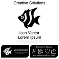 Fisch-Icon-Vektor eps 10 vektor