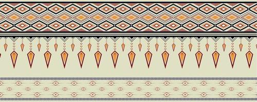 geometriska etniska mönster vektordesign för råmaterial, bakgrund, kläder, inslagning, batik, tyg. vektor