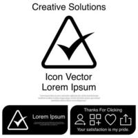 tick icon vektor eps 10