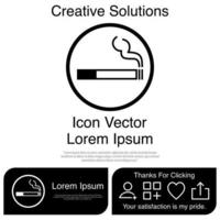Raucher-Icon-Vektor eps 10 vektor
