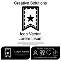 Lesezeichen-Icon-Vektor eps 10 vektor