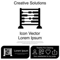 abacus icon vektor eps 10