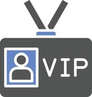 vip pass ikon stil vektor