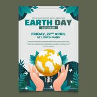 Plakatvorlage zum Tag der Erde