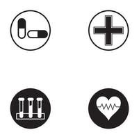 medicinsk linjeikon för designers och utvecklare. ikoner för hälsovård medicinska bandage uppbrott brustet hjärta medicinsk vektor