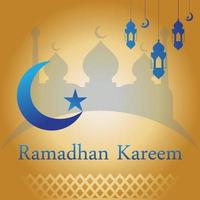 ramadhan logo hintergrund symbol vektor illustration