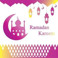 ramadhan logo hintergrund symbol vektor illustration