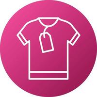 Shirt Sale Icon-Stil vektor