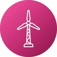 vindkraftverk ikon stil vektor
