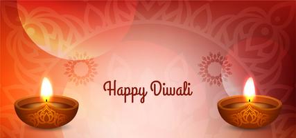 Happy Diwali stilvolles Festival Design vektor