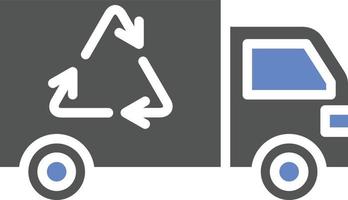 Recycling-LKW-Icon-Stil vektor