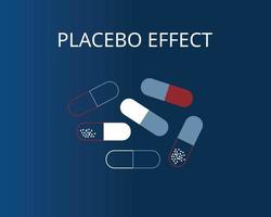 Placebo-Effekt für gefälschte Behandlungsvektoren vektor