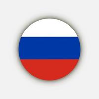 Land Russland. Russland-Flagge. Vektor-Illustration. vektor