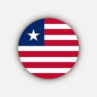 landet liberia. liberia flagga. vektor illustration.
