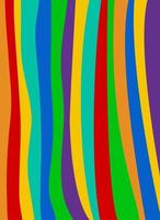 abstrakter gestreifter hintergrund aus geschwungenen linien in leuchtenden farben vektor