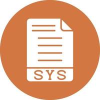 sys-ikonstil vektor