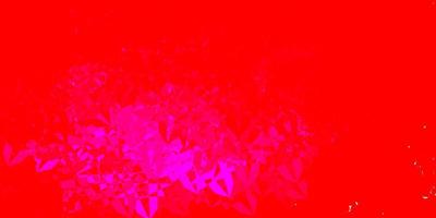 hellrosa, rote Vektorbeschaffenheit mit zufälligen Dreiecken. vektor