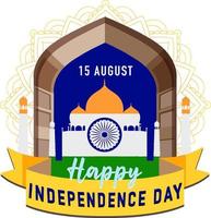 Happy India Independence Day vektor