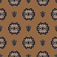seamless mönster med lotusblommor. dyr och lyxig stil. bra för kläder, textilier, bakgrunder och tryck. vektor