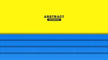moderne abstrakte Hintergrund-Hipster-futuristische Grafik. gelber Hintergrund mit Streifen. Vektor abstraktes Hintergrundtexturdesign, helles Poster, gelber und blauer Hintergrund der Fahne