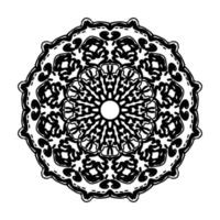 handritad mandala. dekoration i etniska orientaliska doodle prydnad. vektor