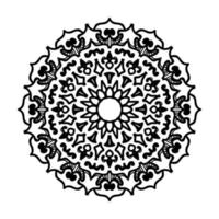 handgezeichnetes Mandala. dekoration in ethnischer orientalischer gekritzelverzierung. vektor