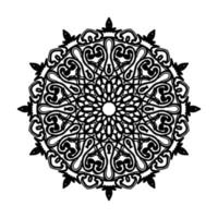 handgezeichnetes Mandala. dekoration in ethnischer orientalischer gekritzelverzierung. vektor