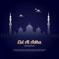 eid al adha hintergrund. geeignet für Grußkarten, Poster und andere. vektor