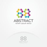 abstrakt logotypdesign vektor