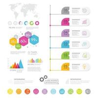 business infographic element mall vektor