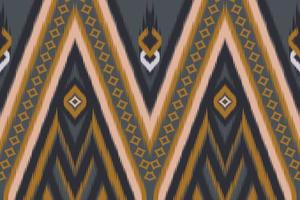 traditionelles Design des geometrischen ethnischen orientalischen Musters für Hintergrund, Teppich, Tapete, Kleidung, Batik, Stoff, Vektorillustrationsstickereiart. vektor