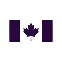 Kanada flagga ikoner vektor design