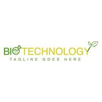 bioteknik logotyp design vektor fil