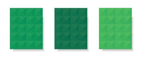 abstrakt grön färg gradient polygon mall bakgrund. triangulär mönsterdesign med kristallform. design för företag, omslag, tapeter, bakgrund, omslag och grafisk design. vektor