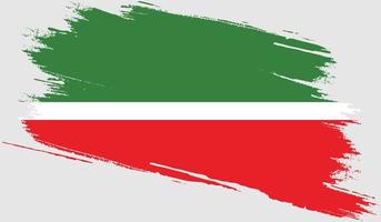 tatarstan flagga med grunge textur vektor