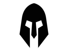 gladiator romersk mask symbol logotyp vektor