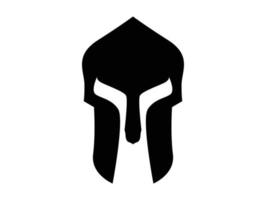 Gladiator römischer Maskensymbol-Logovektor vektor