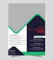 Corporate Flyer Design modern vektor