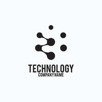 Technologie - Vektorlogo für Corporate Identity. abstraktes Chipzeichen. netzwerk, internet-tech-konzeptillustration. Gestaltungselement. vektor