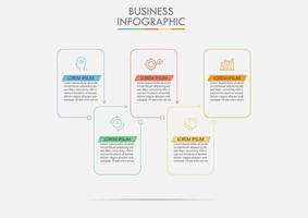 Business infographic mall vektor