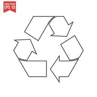 Recycling-Icon-Set, Vektor eps10.